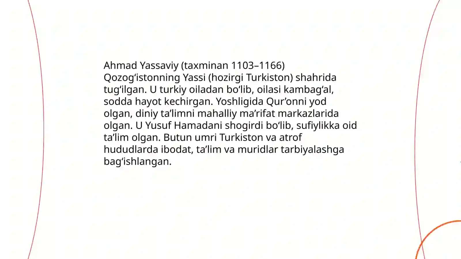 Ahmad Yassaviy hayoti, ijodi va asarlari 3
