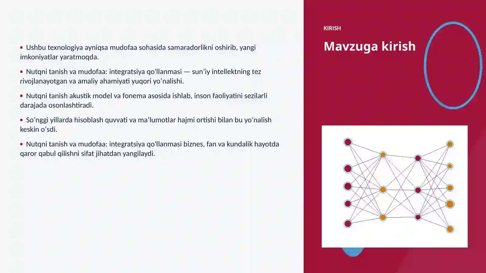 Nutqni tanish va mudofaa: integratsiya qo'llanmasi 3