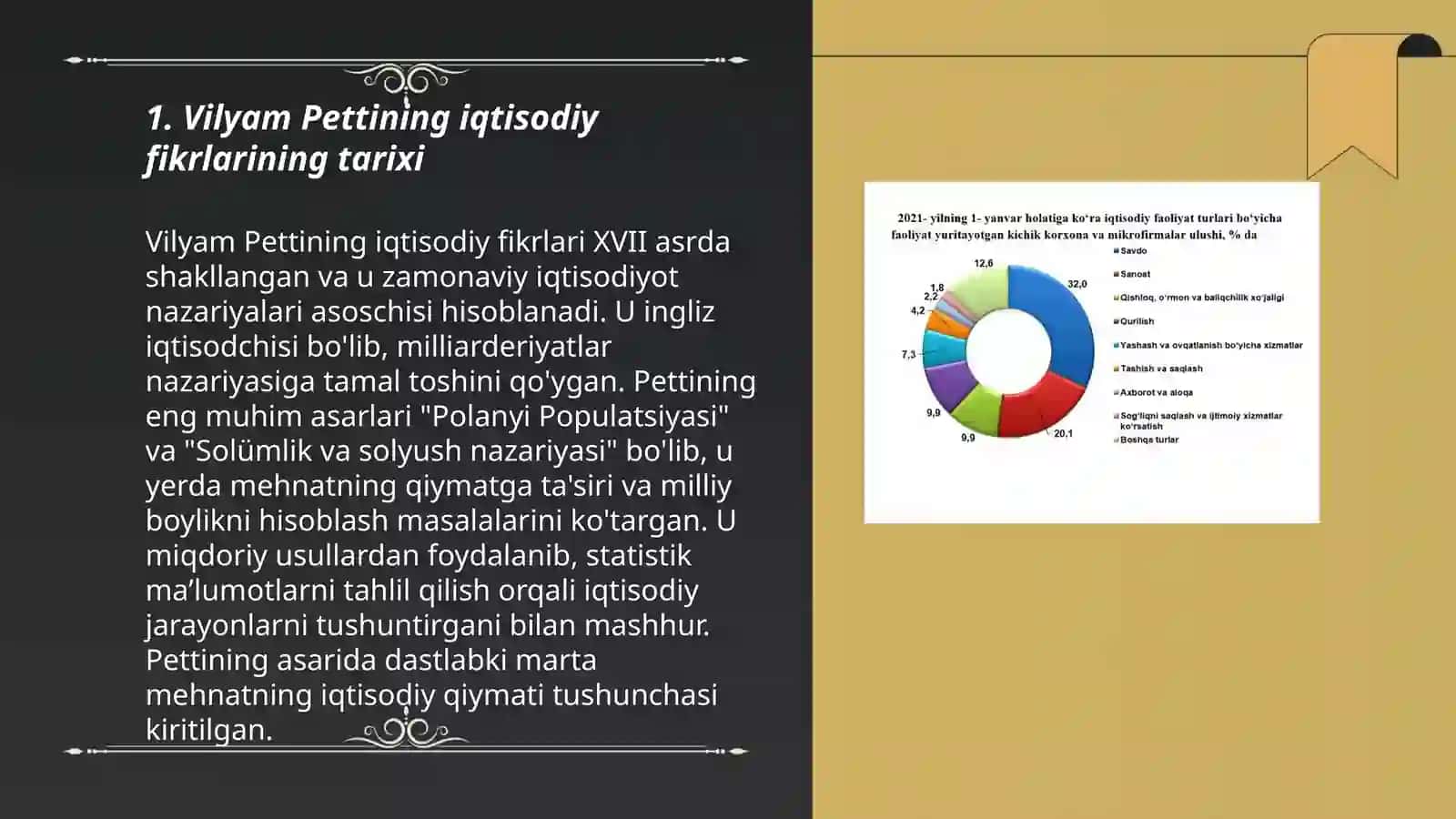 Vilyam Pettining iqtisodiy gʻoyalari 3