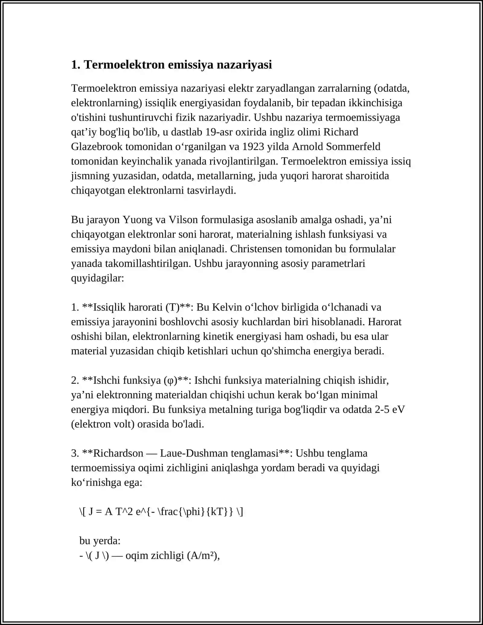 TERMOELEKTRON EMISSIYA 3