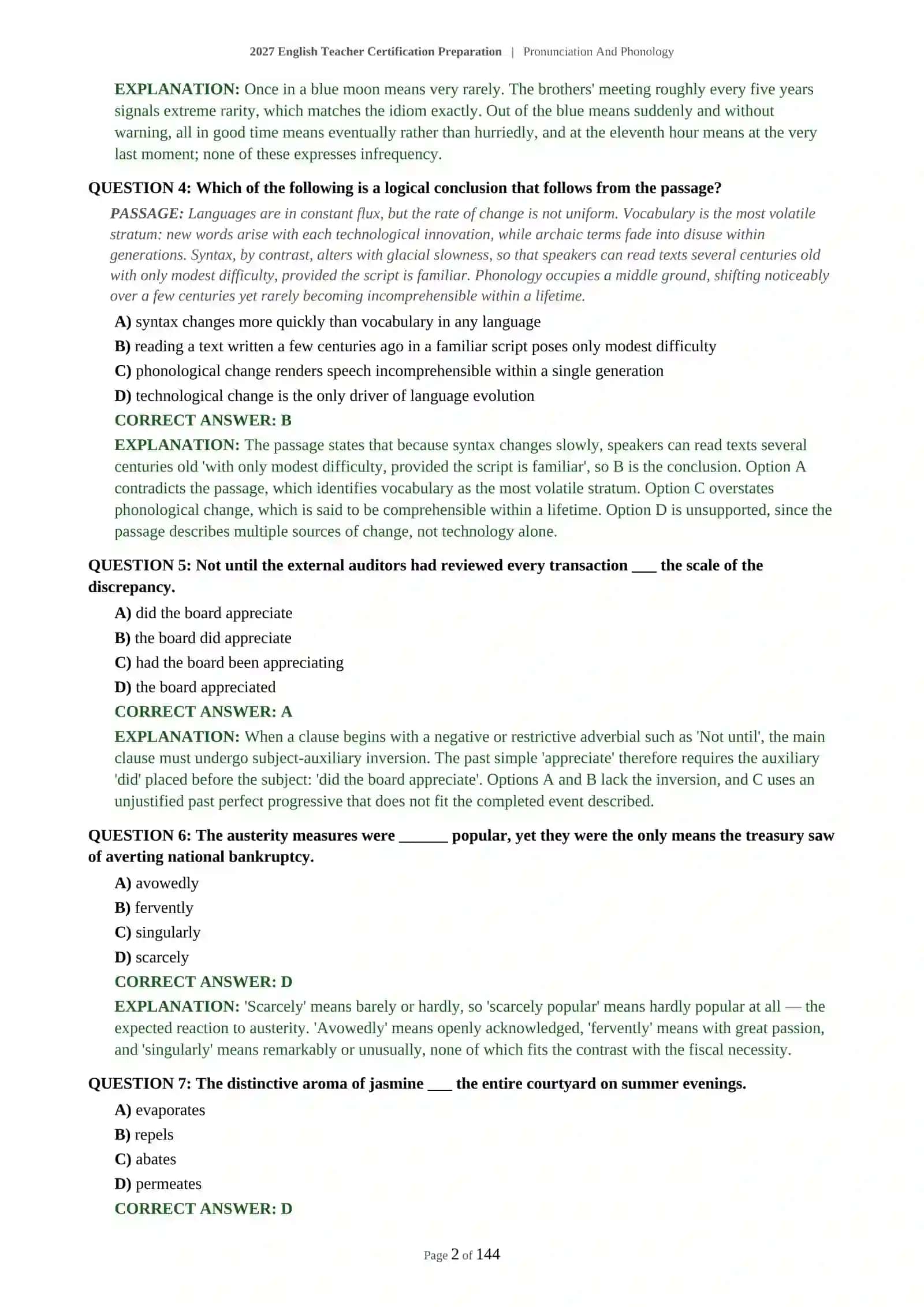 Pronunciation And Phonology Certification Preparation 2027 3