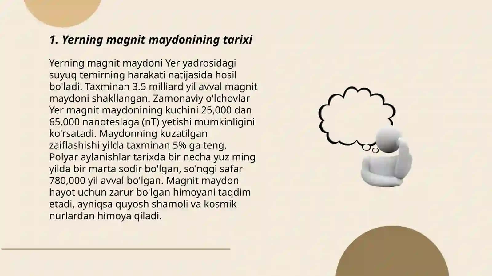 Yerning magnet maydoni 3