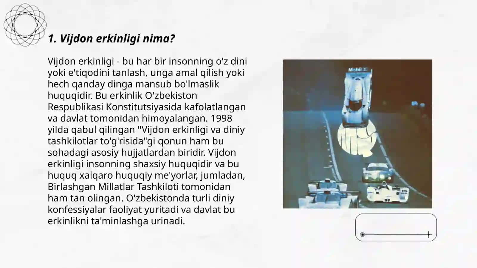 Vijdon va eʼtiqod erkinligining taʼrifi 3