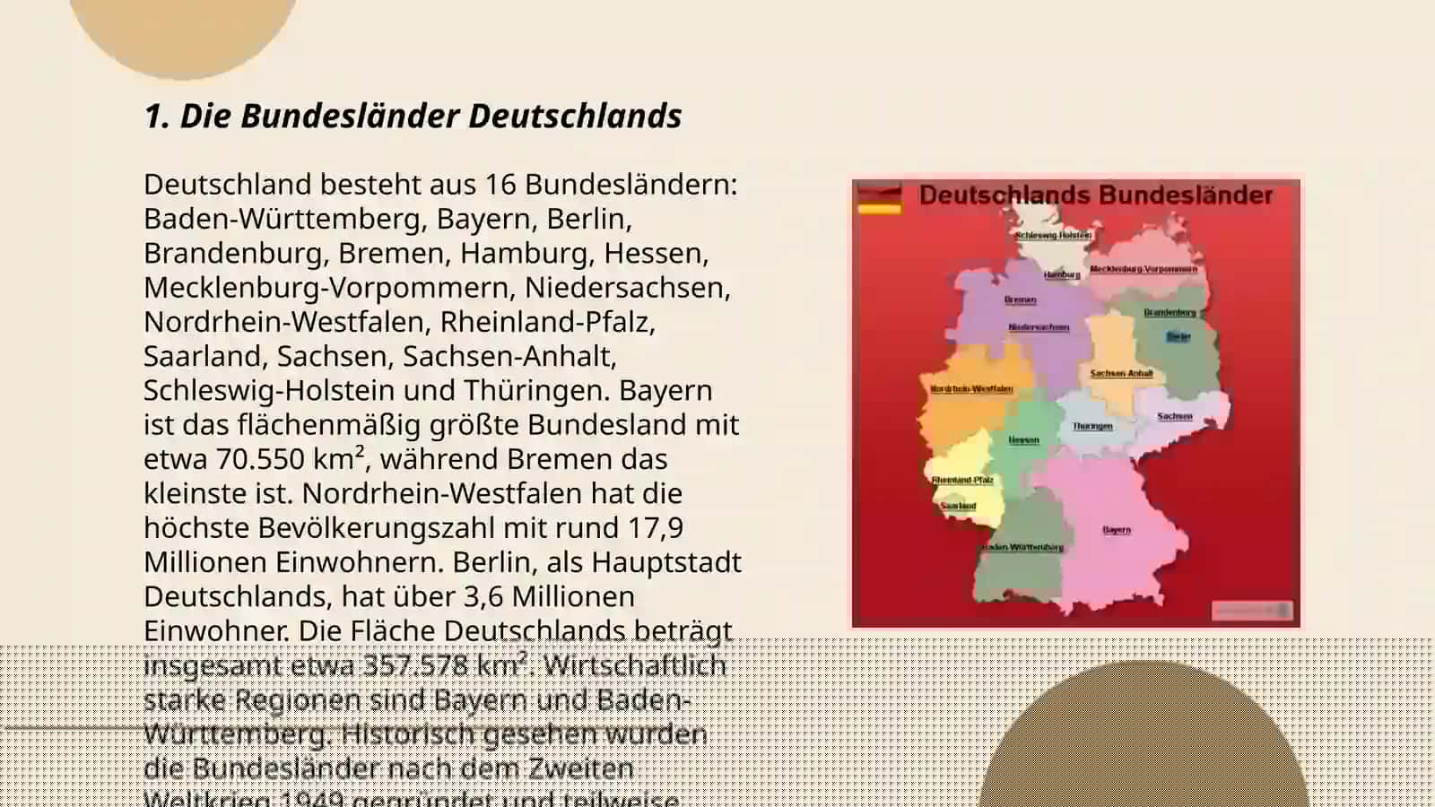 Die Bundesländer 3