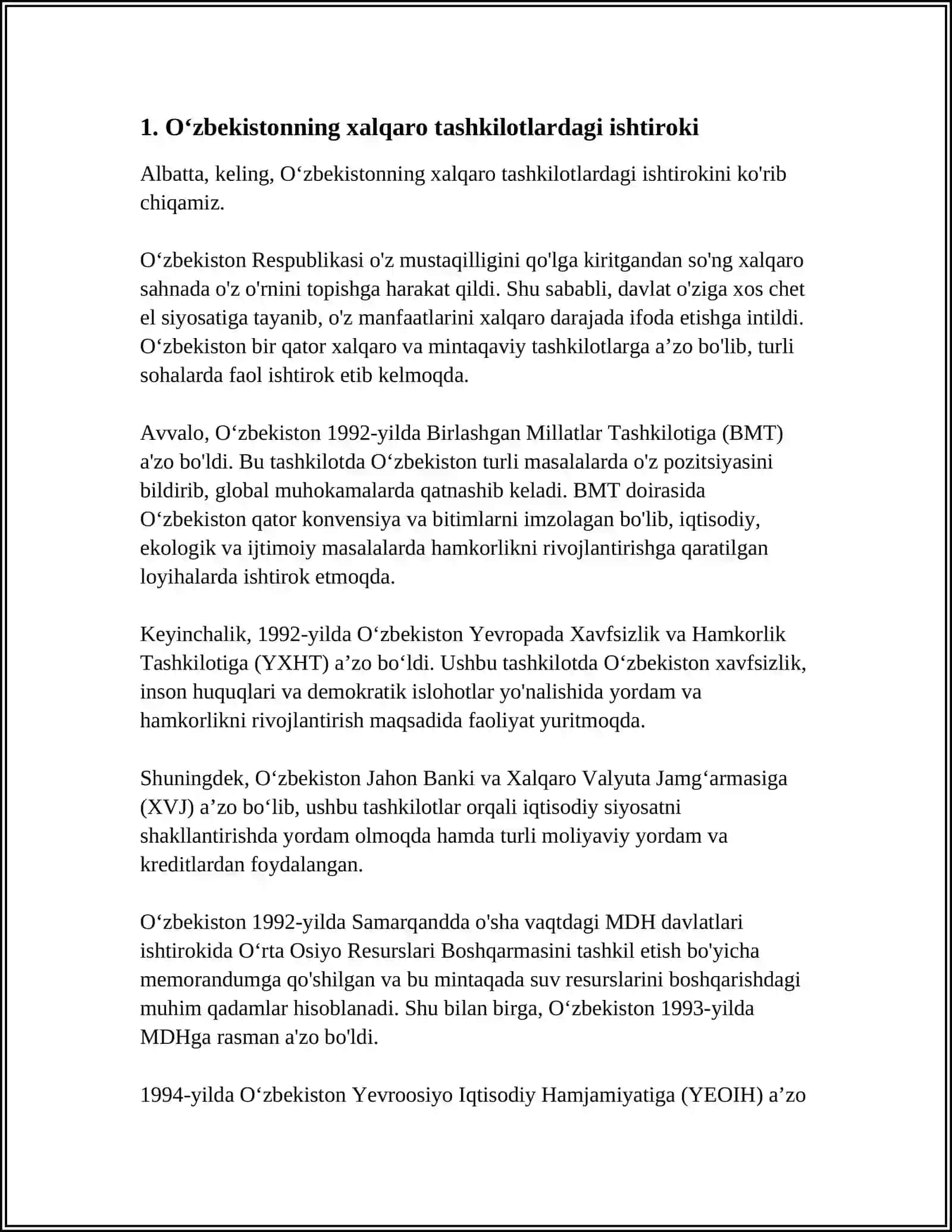 OʻZBEKISTON RESPUBLIKASI OLIY TA’LIM FAN VA INNOVATSIYA VAZIRLIGI 3