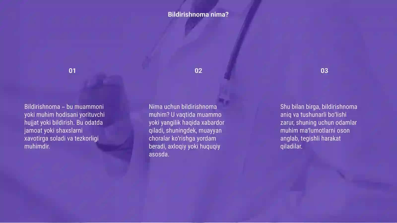 Bildirishnoma 3