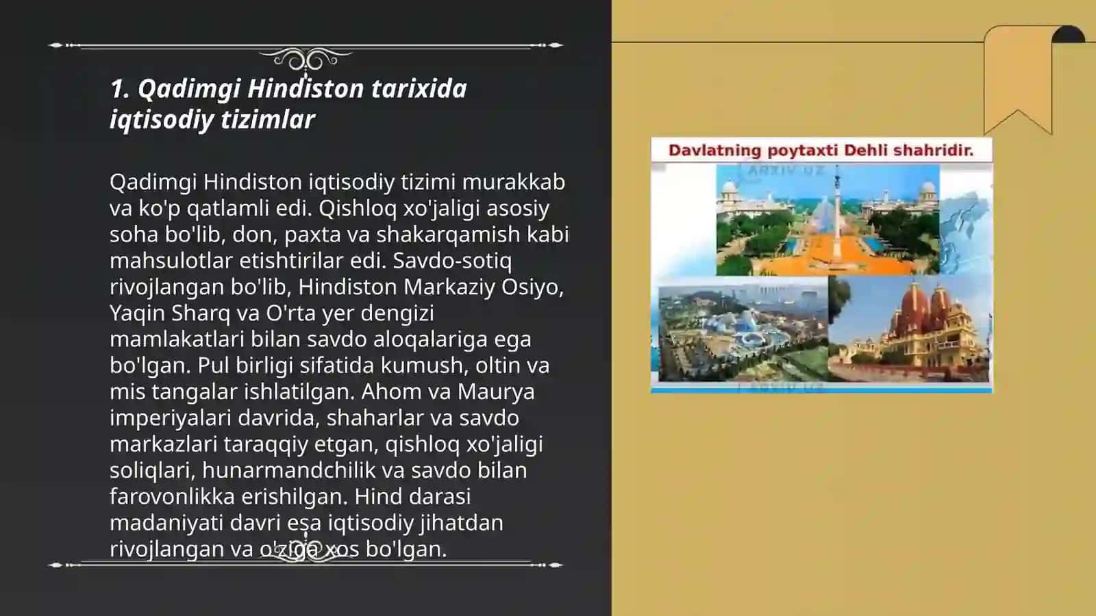 Qadimgi Hindiston iqtisodiy ta'limoti 3