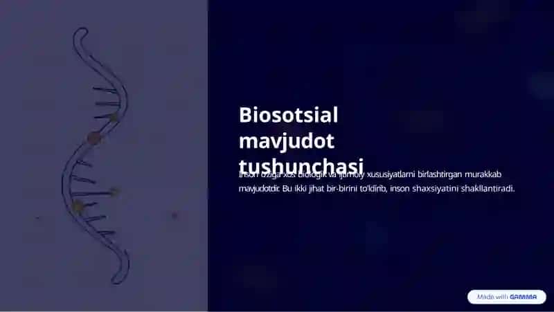 Ekologiya fanidan Insonbiosotsial mavjudot 3