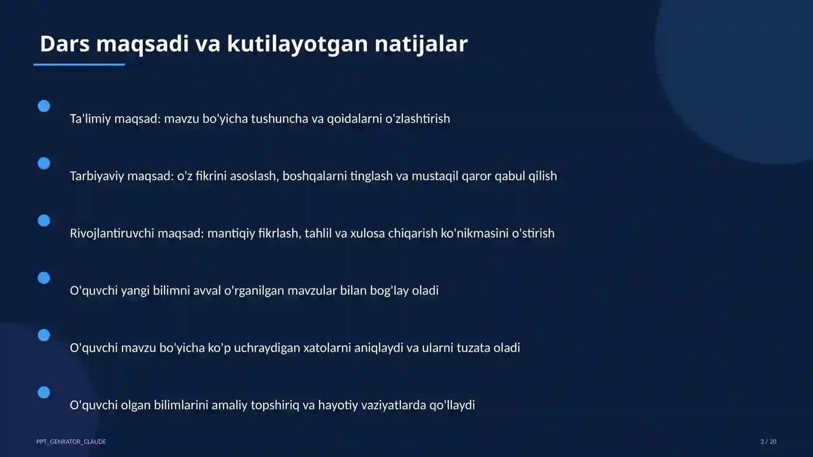 Dars materiallari tayyorlash 3