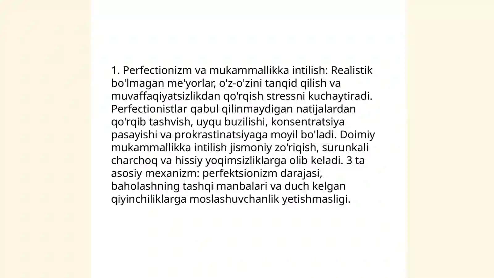 Kelib chiqishining psixologik sabablari 3