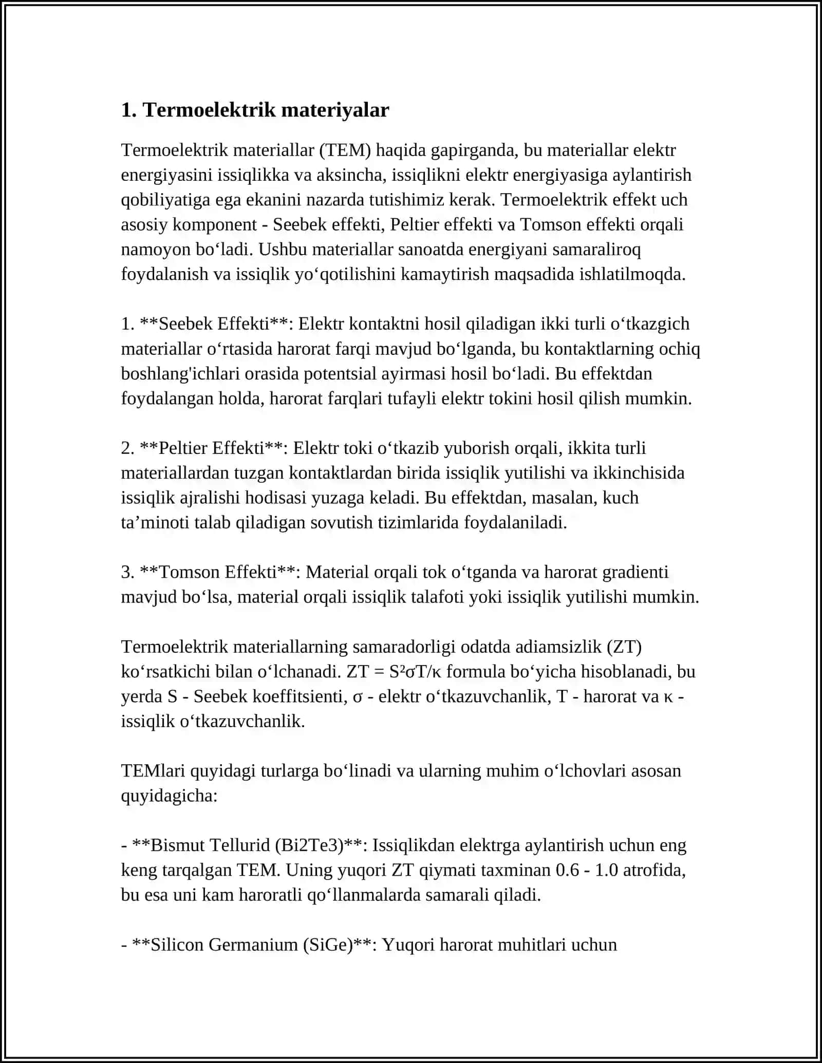 TERMOELEKTRIK HODISALAR 3