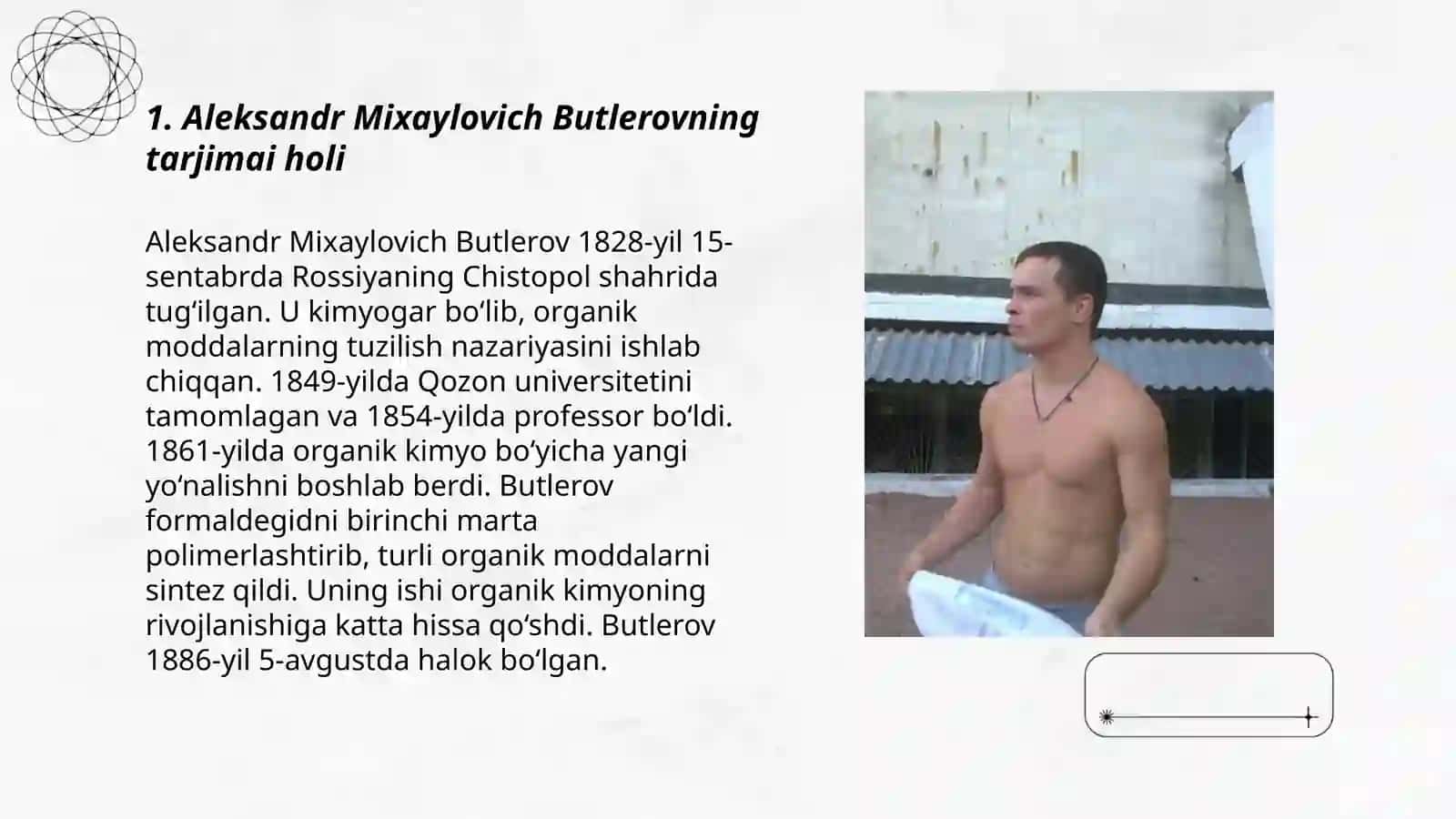 Aleksandr Mixaylovich Butlerovning Tarjimai Holi 3