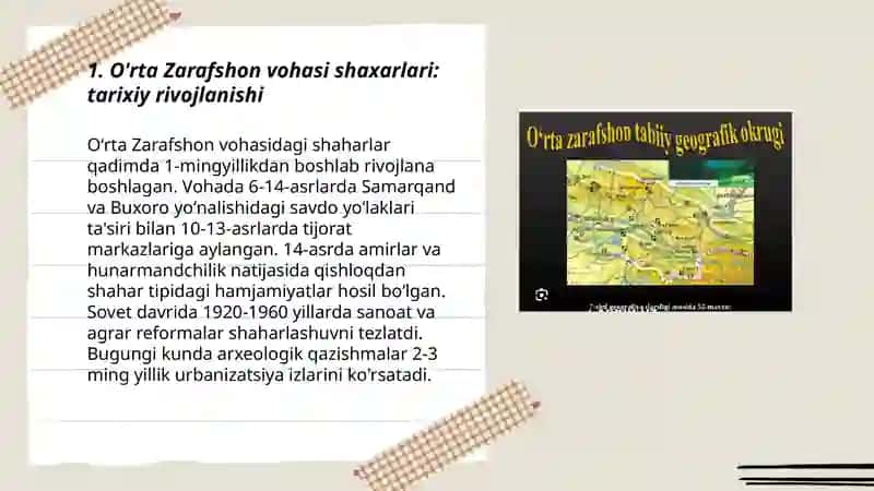 Oʻrta Zarafshon vohasi shaxarlari 3
