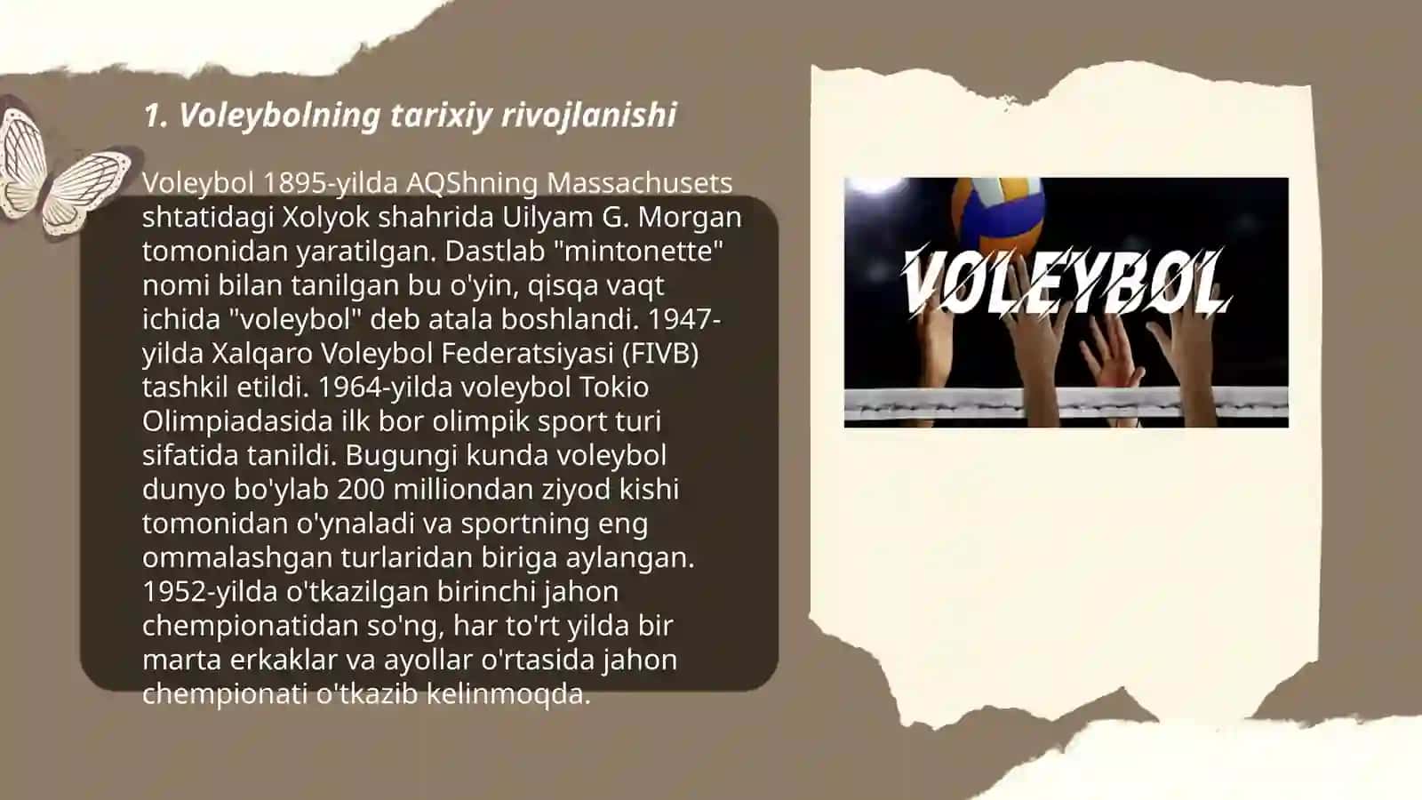 Voleybolning tarixiy rivojlanishi 3