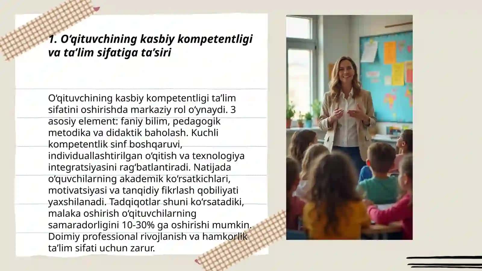 O'qituvchi Kompetentligi 3