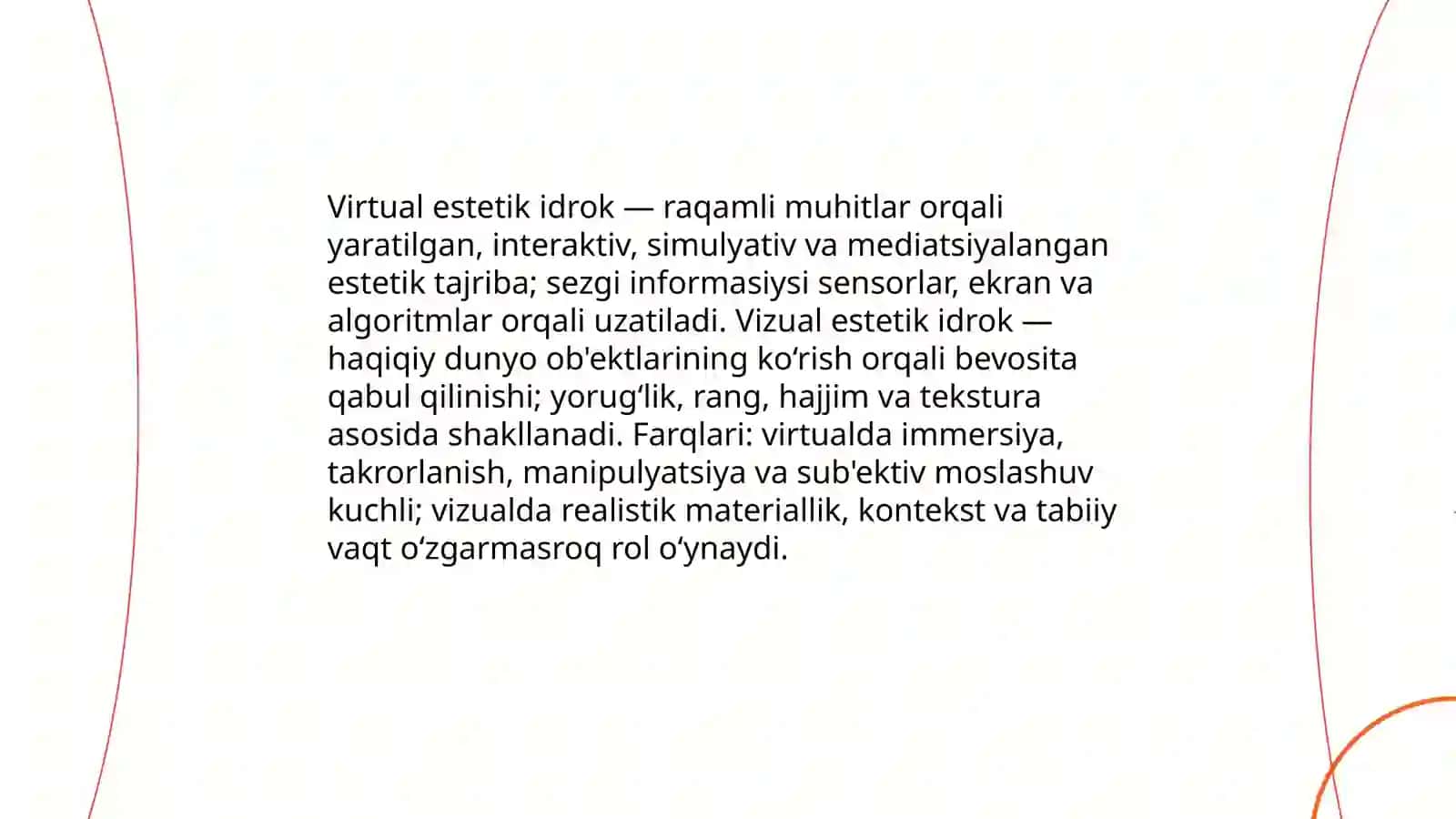 Olamni virtual va vizual estetik idrok etishning farqlari 3
