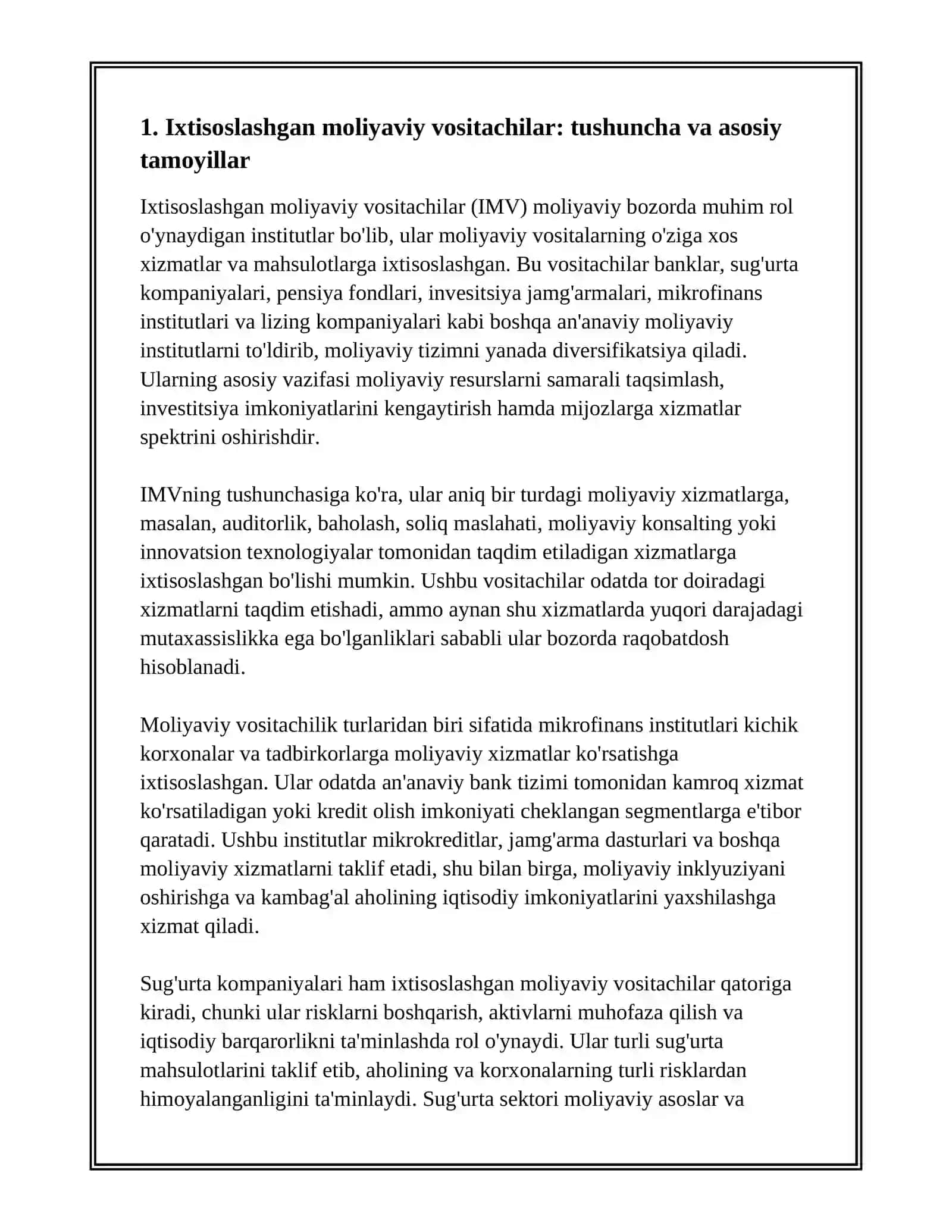 IXTISOSLASHGAN MOLIYAVIY VOSITACHILAR 3