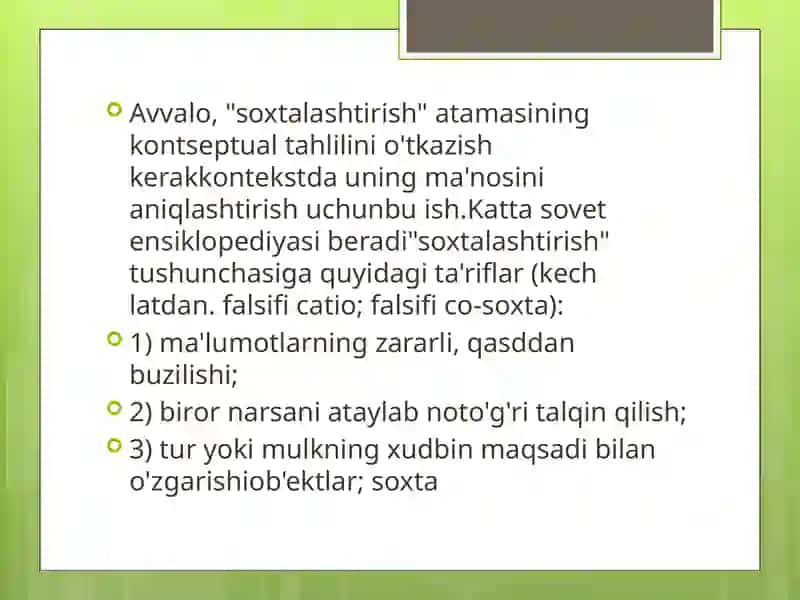 Axborot tizimida falsifikasiya metodi 3