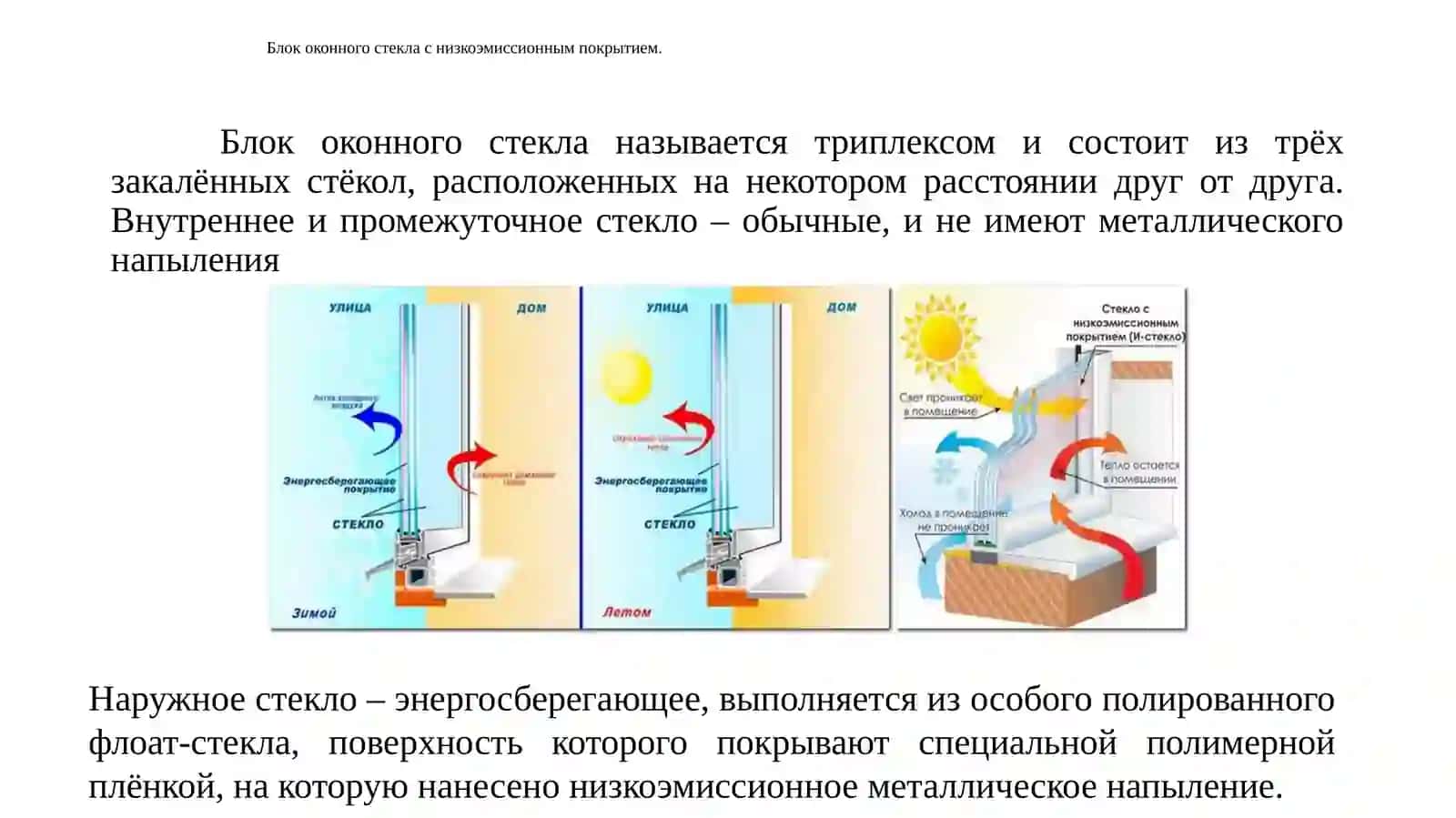 Энергосберегающие стекла 3