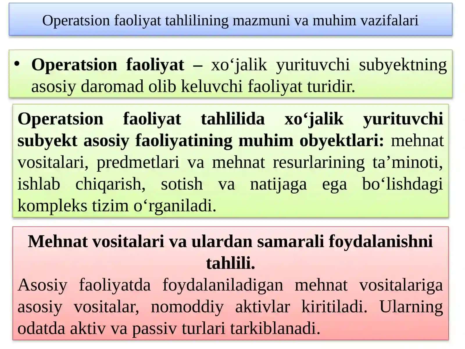 KORXONA OPERATSION FAOLIYATINING TAHLILI 3