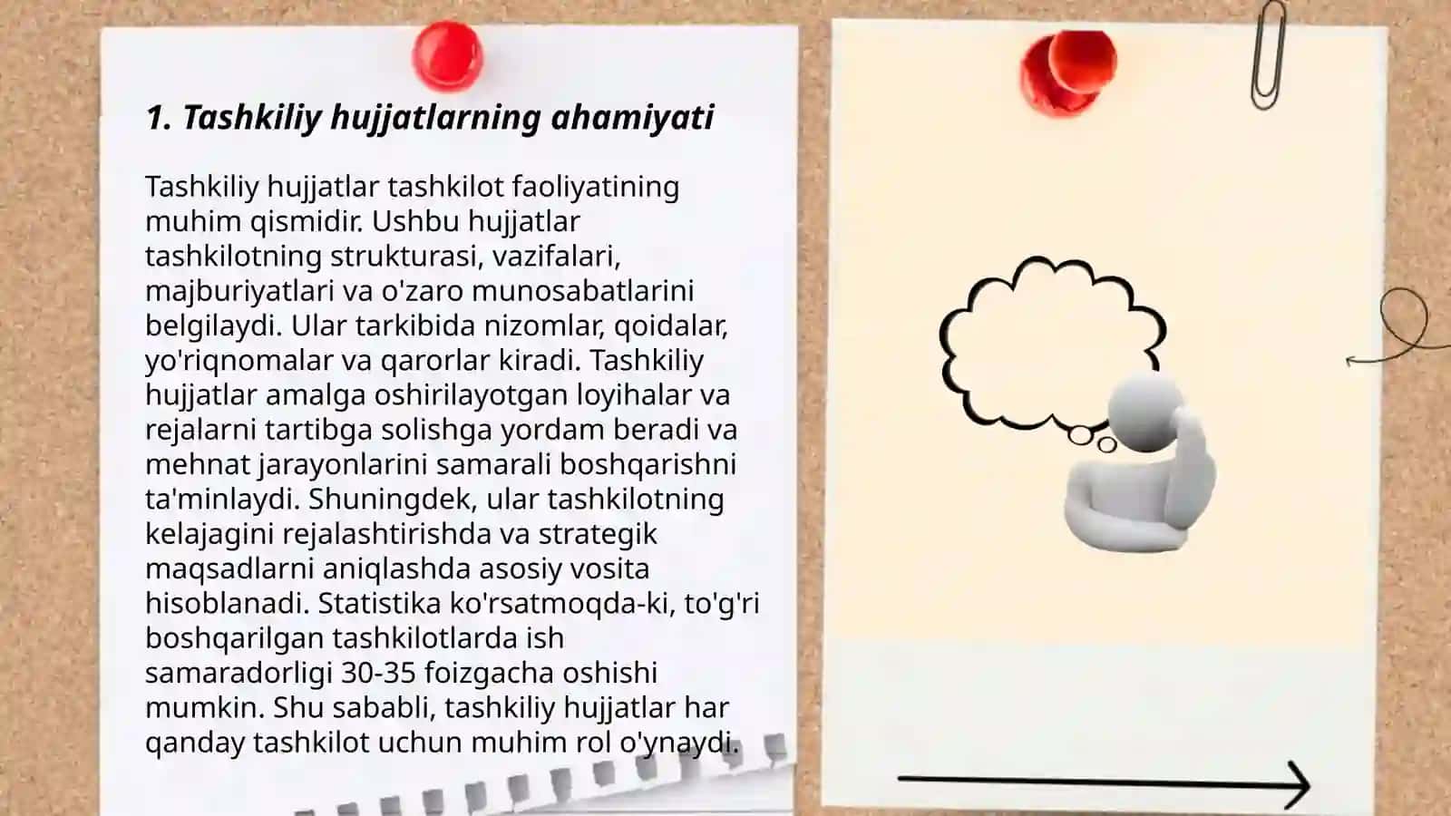 Tashkiliy hujjatlarning ahamiyati 3
