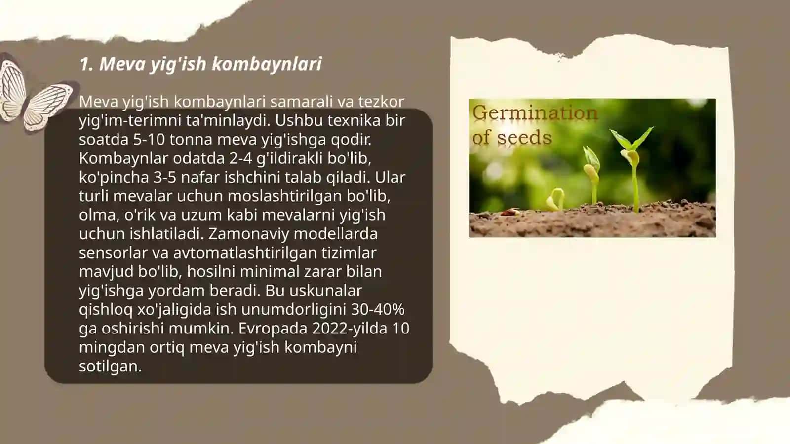 Meva yig'ish kombaynlari 3