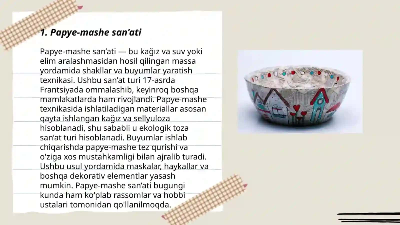 Papye-mashe 3