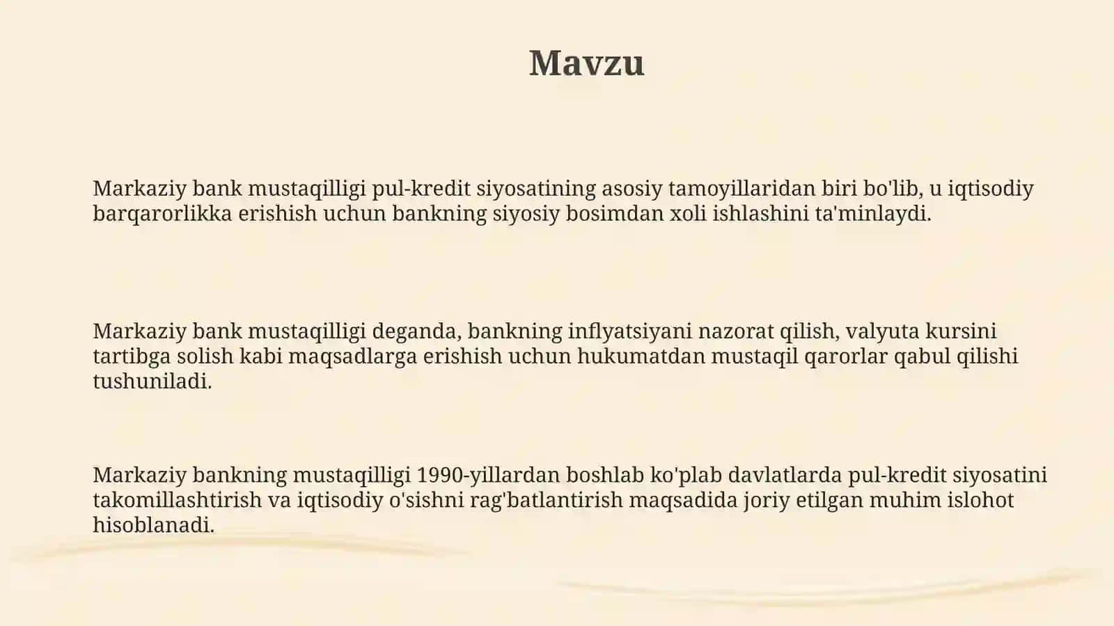 Markaziybankningmustaqilligi 3