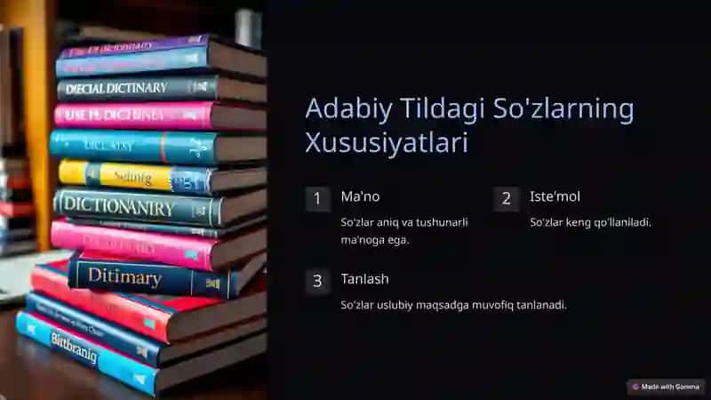 Adabiy Tilning O‘ziga Xos Xususiyatlari 3