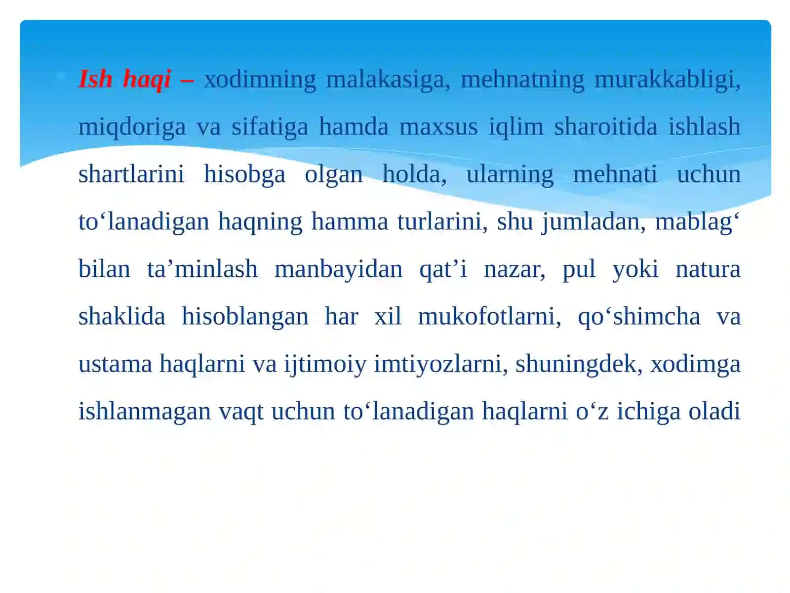 Mehnat va ish haqi hisobi 3