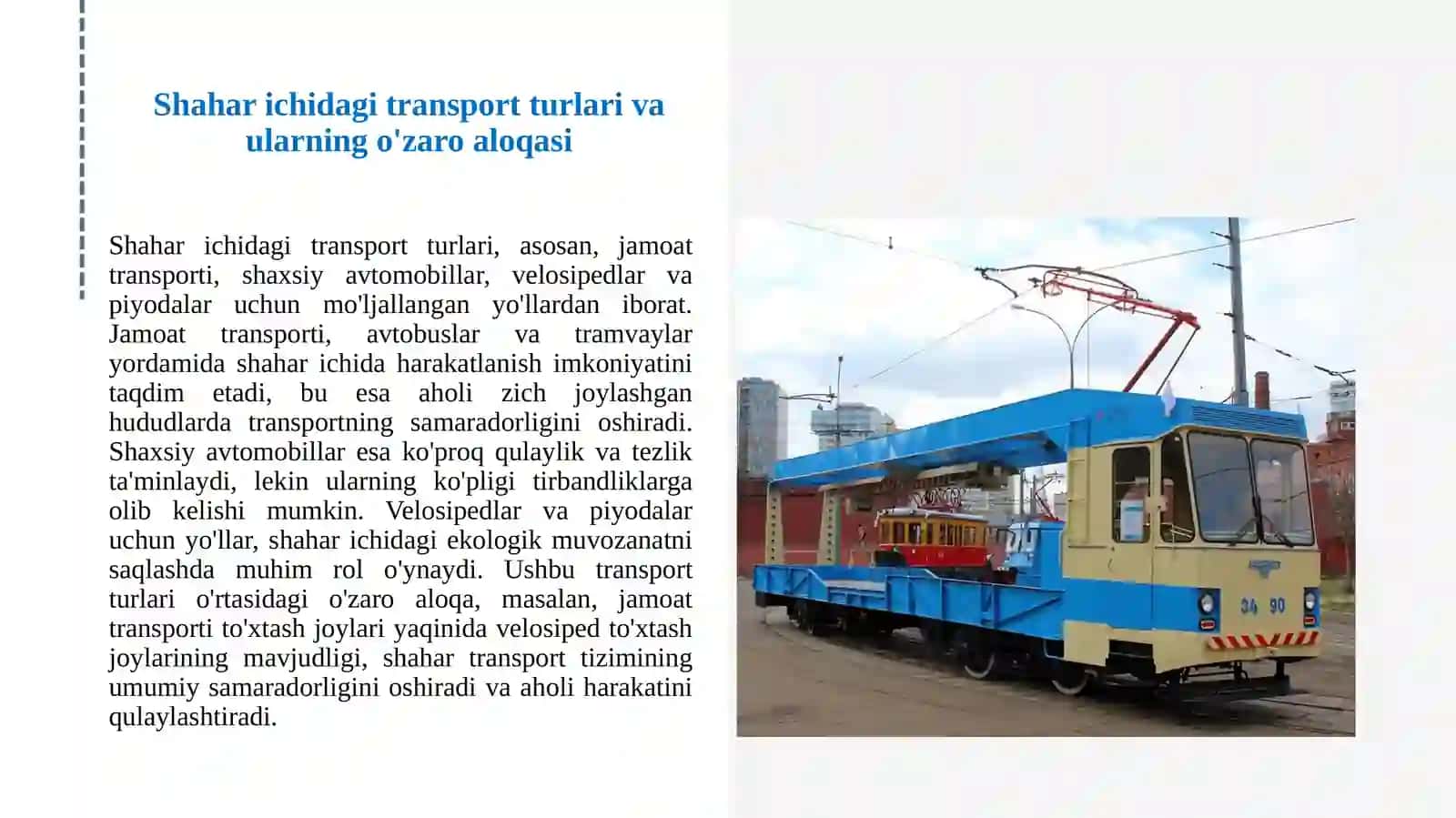 Shahar transport tizimi 3