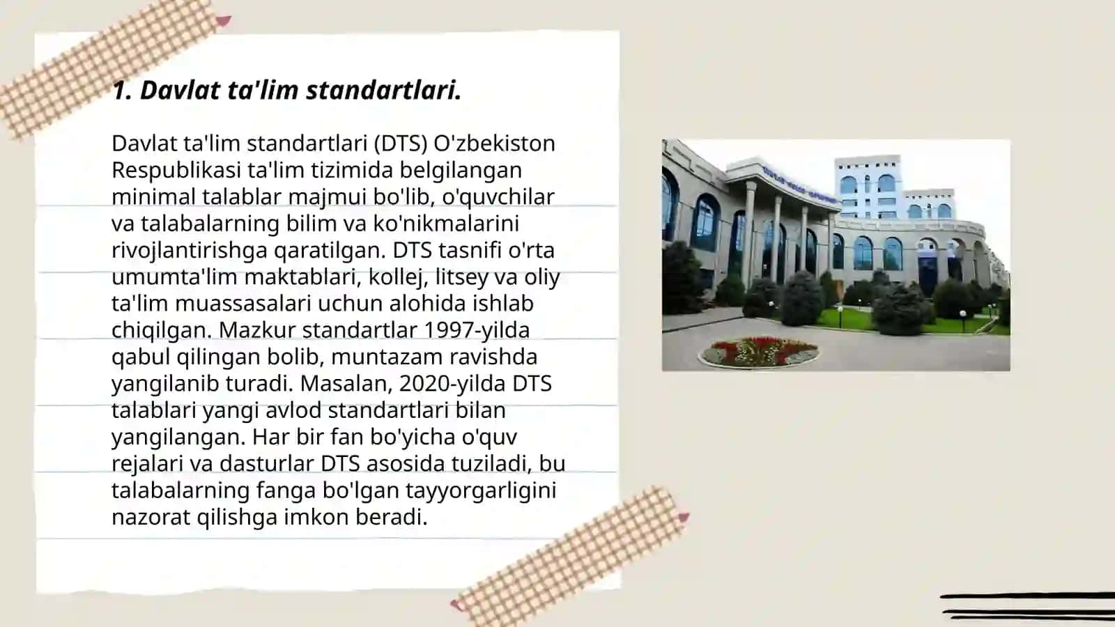 Davlat ta'lim standartlari 3