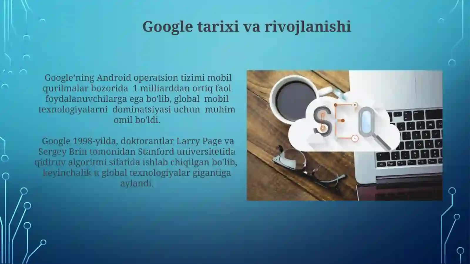 Google kompaniyasi haqida 3