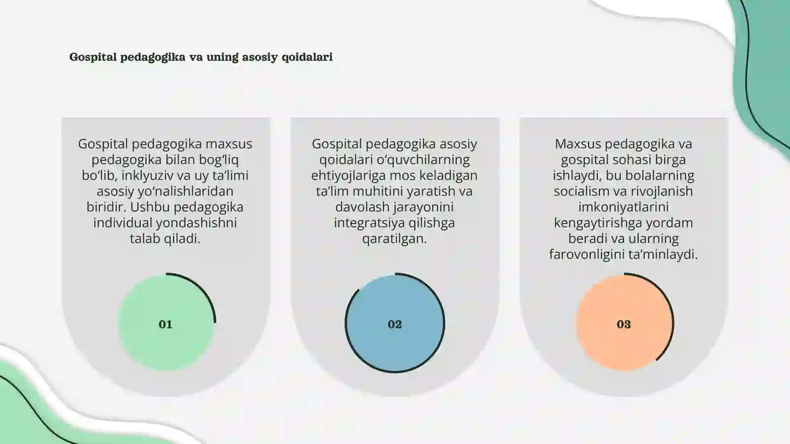 Gospital pedagogika bilan bog‘liqlik 3