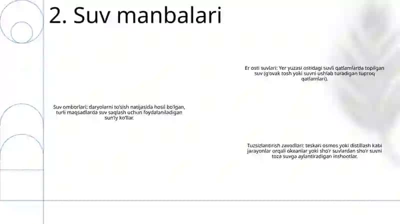 Suv Qabul Qilish Inshoatlari 3