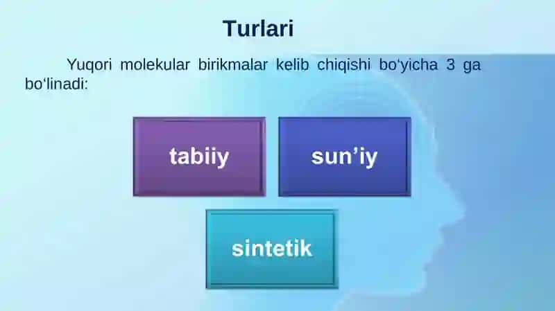 Yuqori Molekulyar Birikmalar 3