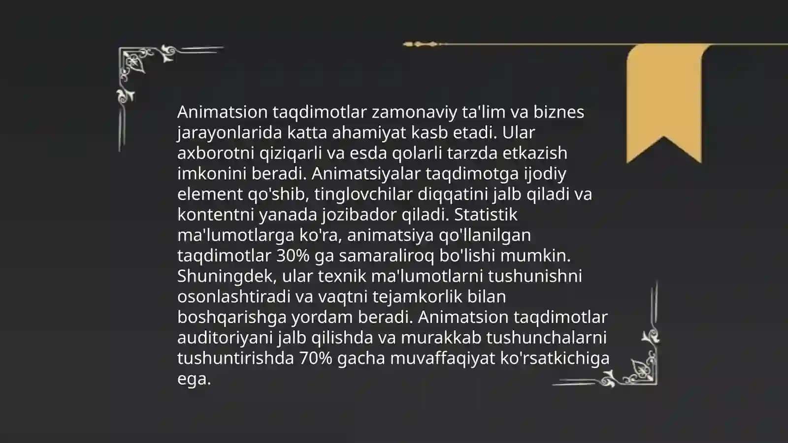 Animatsion taqdimotlar 3