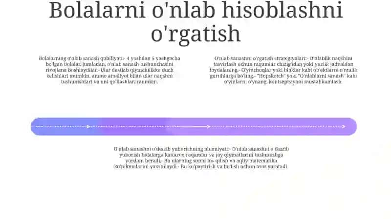 Turli Yoshdagi Bolalarni Sanashga O'Rgatish 3