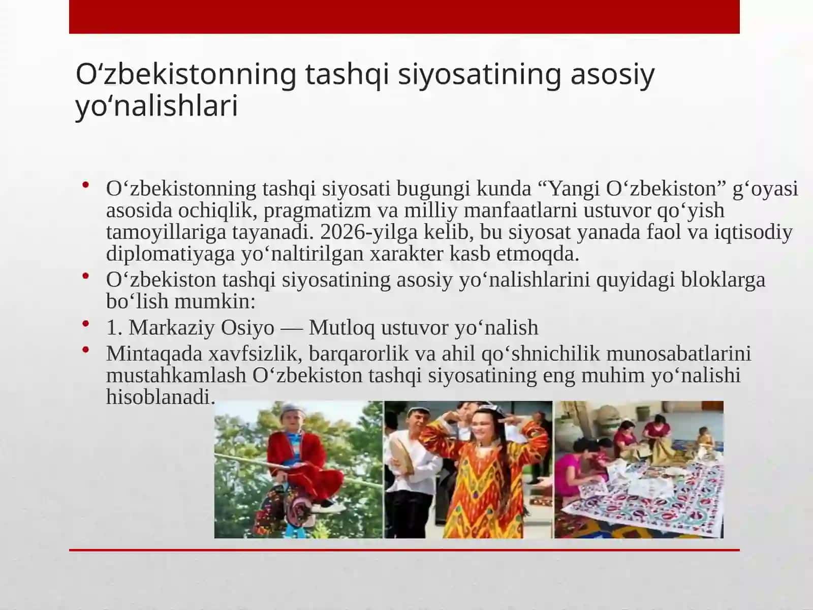 Oʻzbekistonning xalqaro tashkilotlari bilan hamkorlik aloqalari 3