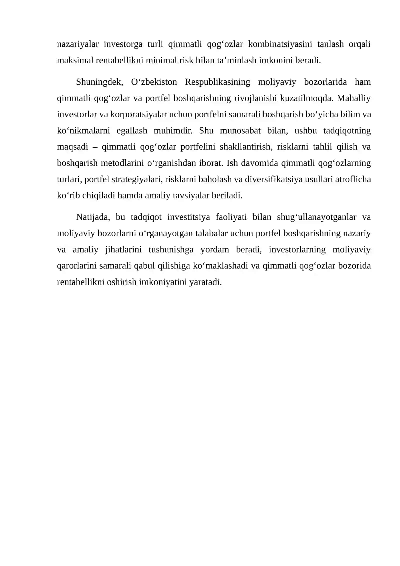 QIMMATLI QO‘GOZLAR PORTFELINI BOSHQARISH 3