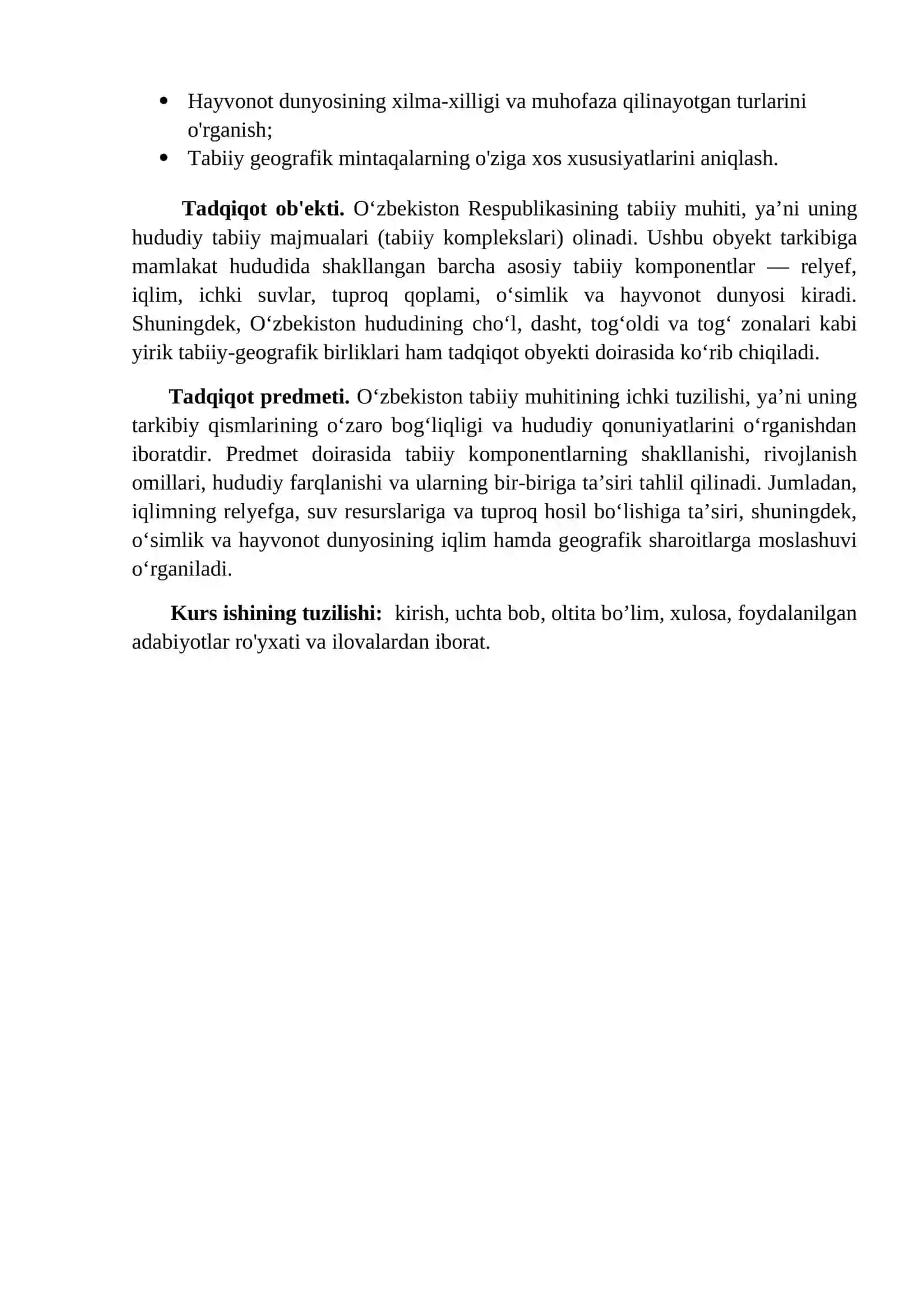 O'ZBEKISTON TABIATIGA UMUMIY TAVSIF 3