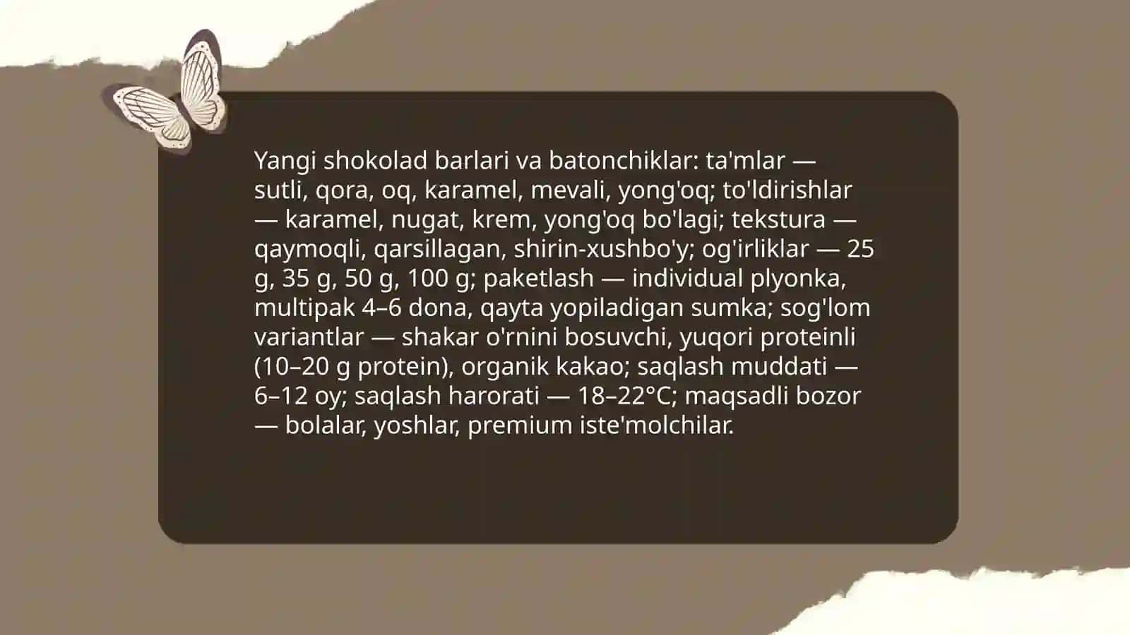 Yangi qandli qandolat mahsulotlari turlari 3
