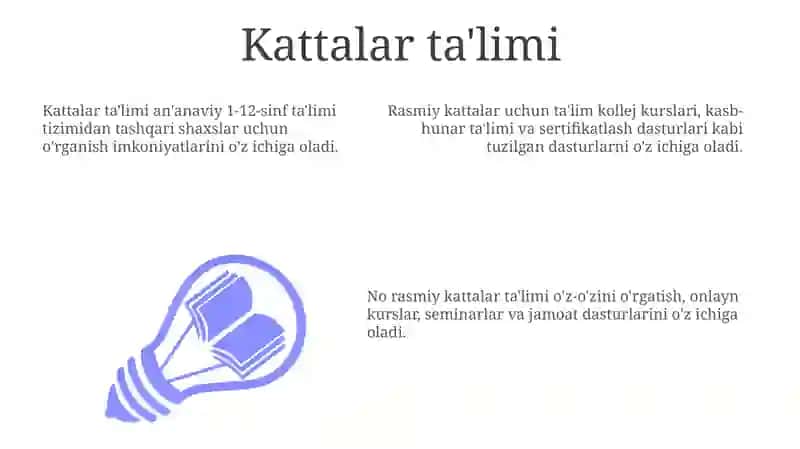 Ta'limni tashkil etish shakllari va turlari 3