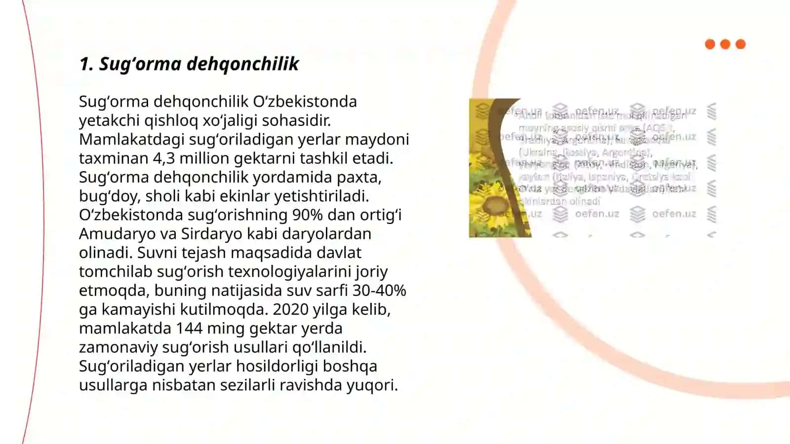 Sugʻorma dehqonchilik 3