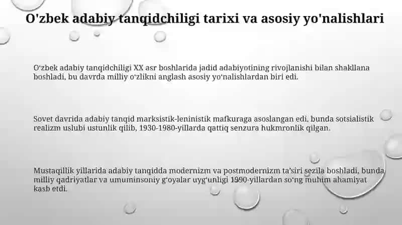 O'zbek adabiy tanqidida nazariy maktablar 3