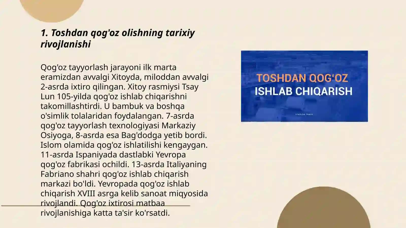 Toshdan qog'oz olish 3