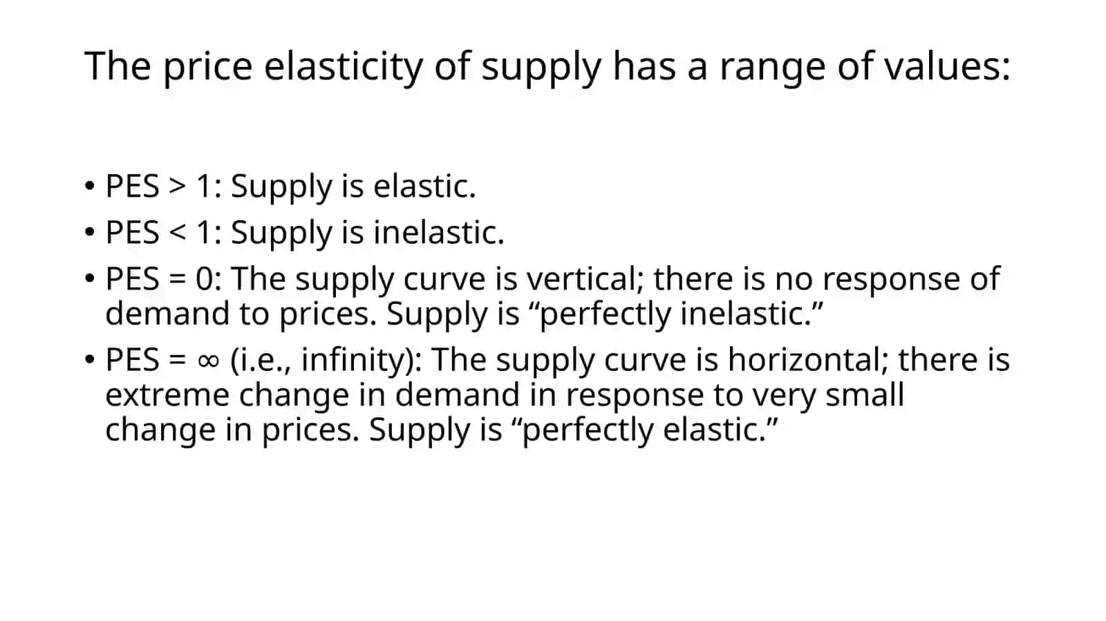 Price Elasticity of Supply 3