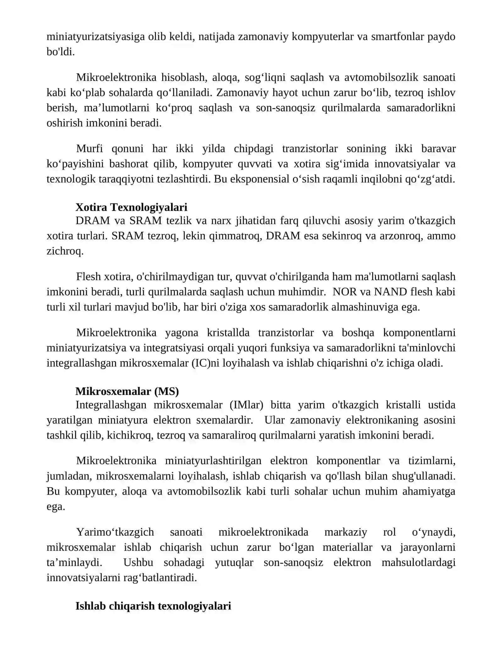 Mikrotexnika haqida malumot 3