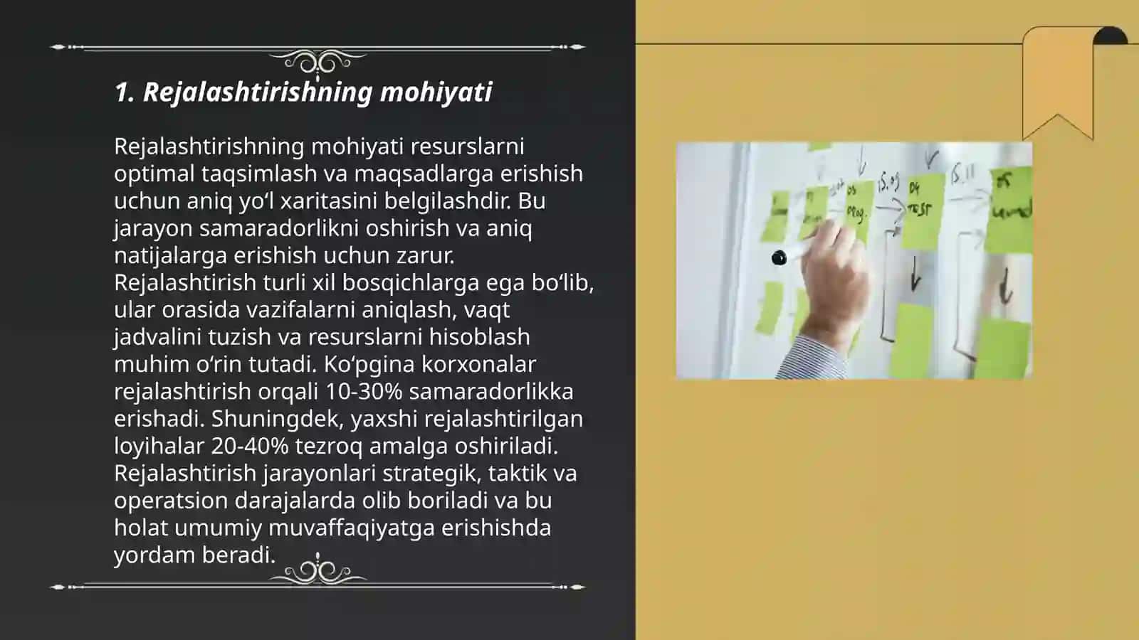 Rejalashtirish bosqichlari 3