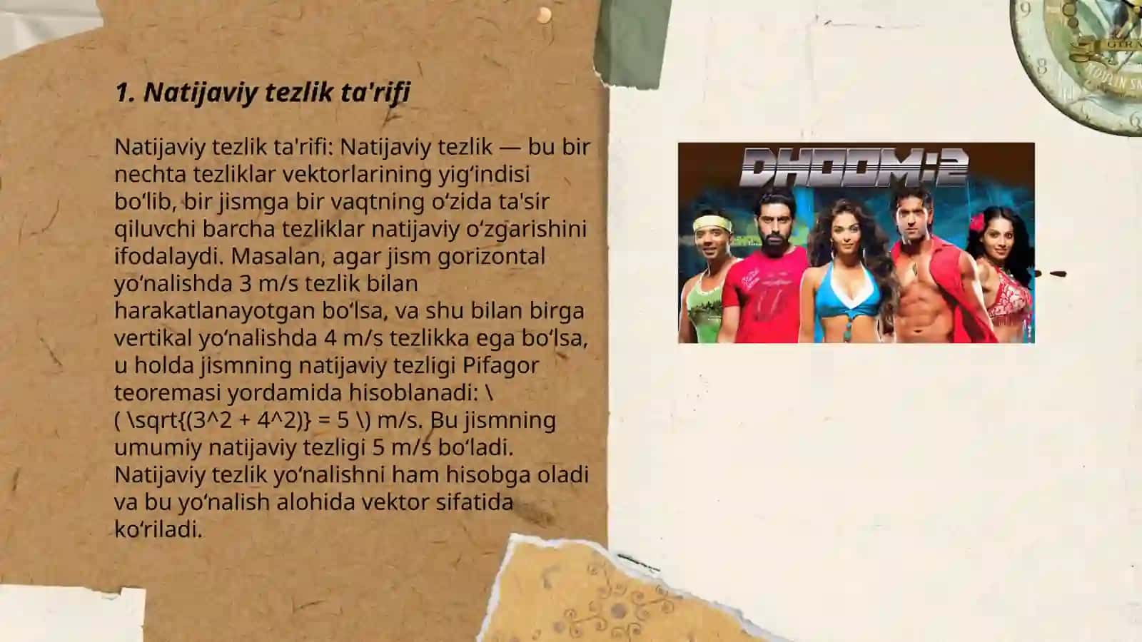 Natijaviy tezlik 3